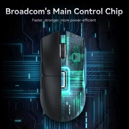 Mouse Gamer Attack Shark X11 – Tri-Mode, RGB, Dock Magnética