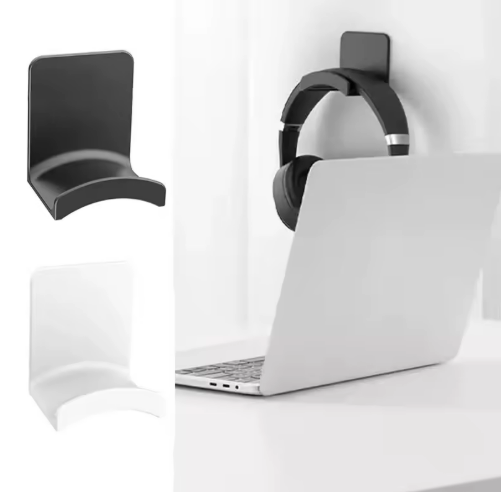 Suporte Adesivo para Headset- Montagem na Parede ou debaixo da Mesa