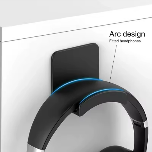 Suporte Adesivo para Headset- Montagem na Parede ou debaixo da Mesa